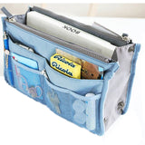 Nylon Travel Insert Organizer Handbag Purse Large Liner Lady Makeup Bag