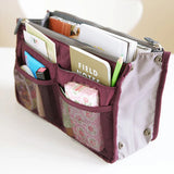 Nylon Travel Insert Organizer Handbag Purse Large liner Lady Makeup Cosmetic Bag