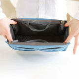 Nylon Travel Organizer Handbag Purse Cosmetic Bag