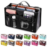 Nylon Travel Insert Organizer Handbag Purse Cosmetic Bag