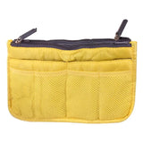 Women Nylon Travel Insert Organizer Handbag Purse Large liner Lady Makeup