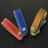Leather Organizer Keychain Bottle Opener Multifunctional Holder