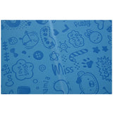 Blue Leather Passport Holder Organizer