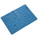 Blue Leather Passport Holder Organizer