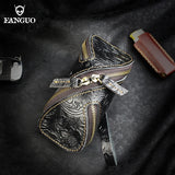 Leather Men Women Key Bag Small Business Key Case Cow Leather Housekeeper Purse