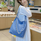 Large-capacity College Student Shoulder Bag