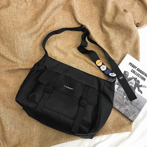 Japanese Style Couple Shoulder Bag Messenger Bag Large Capacity