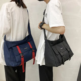 Japanese Style Couple Shoulder Bag Messenger Bag Large Capacity