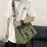 Japanese Style Couple Shoulder Bag Messenger Bag Large Capacity