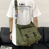 Japanese Style Couple Shoulder Bag Messenger Bag Large Capacity