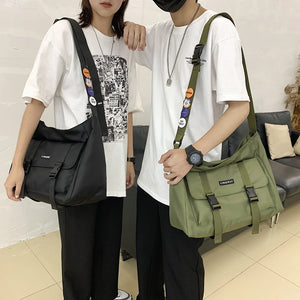 Japanese Style Couple Shoulder Bag Messenger Bag Large Capacity