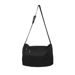 Ins Street Couple Messenger Bag Large Capacity Canvas Shoulder Bag