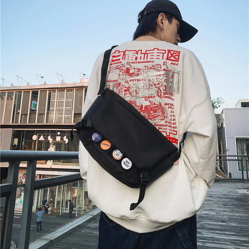 Japanese Messenger Bag Couple Student Casual Shoulder Bag