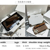 Minimalist PU Women Soft Mini Handbag Square Neutral Shoulder Bag