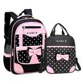 Orthopedic Backpack Girl School Bags Zipper Kid School Bag 2pcs/set