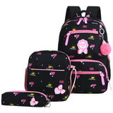 Orthopedics School Bags for Teenagers Girls Waterproof Backpack