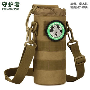 Small Water Bottle Bag 500ml Foldable Waist Hanging Water Cup Bag