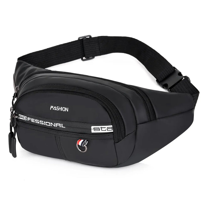 Reflective Running Waist Bag Waterproof Anti-theft Pockets Men Women Fanny Pack
