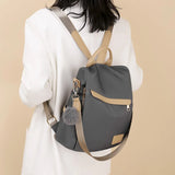 Outdoor Backpack Female Oxford Cloth Casual Small Backpack Anti-Theft