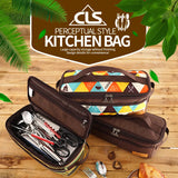 Camping Tableware Storage Bag Barbecue Cookware Kitchen Bag