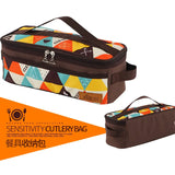 Camping Tableware Storage Bag Barbecue Cookware Kitchen Bag