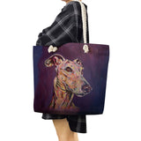 Dalmatians Graphic Women Shoulder Bags Portable Cat Dog Print Shopping Bags