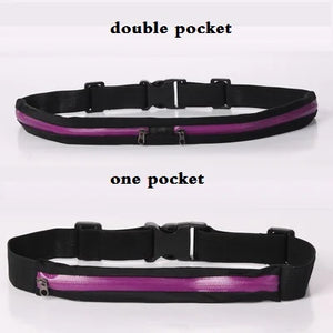 Outdoor Elastic Sports Waist Bag Anti-theft Waterproof Phone Bag