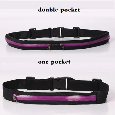Outdoor Elastic Sports Waist Bag Anti-theft Waterproof Phone Bag