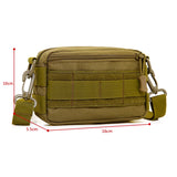 600D Nylon Multi-Function Tactics Waist Bag Camping Climbings Shoulder Bag