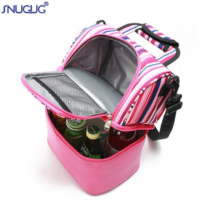 Outdoor Isothermal Bag Food Cooler Men Women Lunch Box Bag for Kids