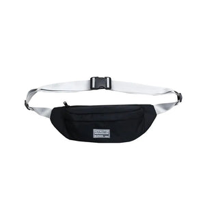 Waterproof Canvas Waist Bag Pack for Men Women Casual Travel Phone Belt Bag