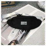 Waterproof Canvas Waist Bag Pack for Men Women Casual Travel Phone Belt Bag