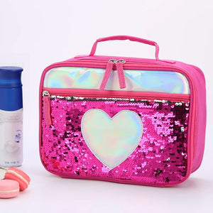 Sequin Insulation Lunch Bag for Kids