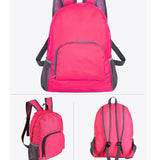 Purple Flower Letter Print Outdoor Sports Backpack