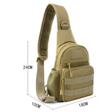 Camouflage Crossbody Bag Hiking Tactical Sling Bag