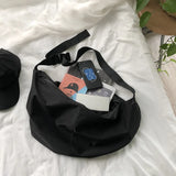 Outdoor Sports Nylon Crossbody Shoulder Bag Large Tote Purse