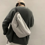 Canvas Fanny Pack Waist Bag Multi-Functional Chest Bags