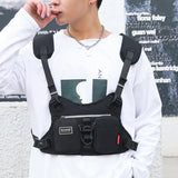 Tactical Chest Bag Phone Pack Unisex Hip Hop Vest Streetwear Bag