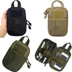 Tactical Molle Pouch Waist Fanny Pack Belt Phone Case Camping Hiking Bag