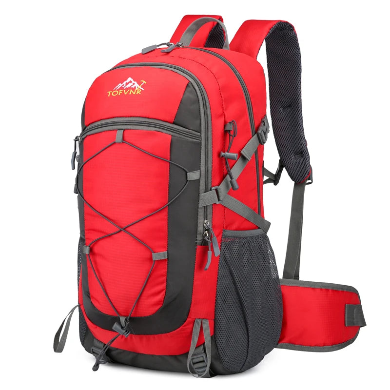 Waterproof Travel Backpack 40L for Men Women, Outdoor Camping Hiking Rucksack