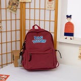Nylon Backpack Women's Large Capacity Schoolbag Mochila