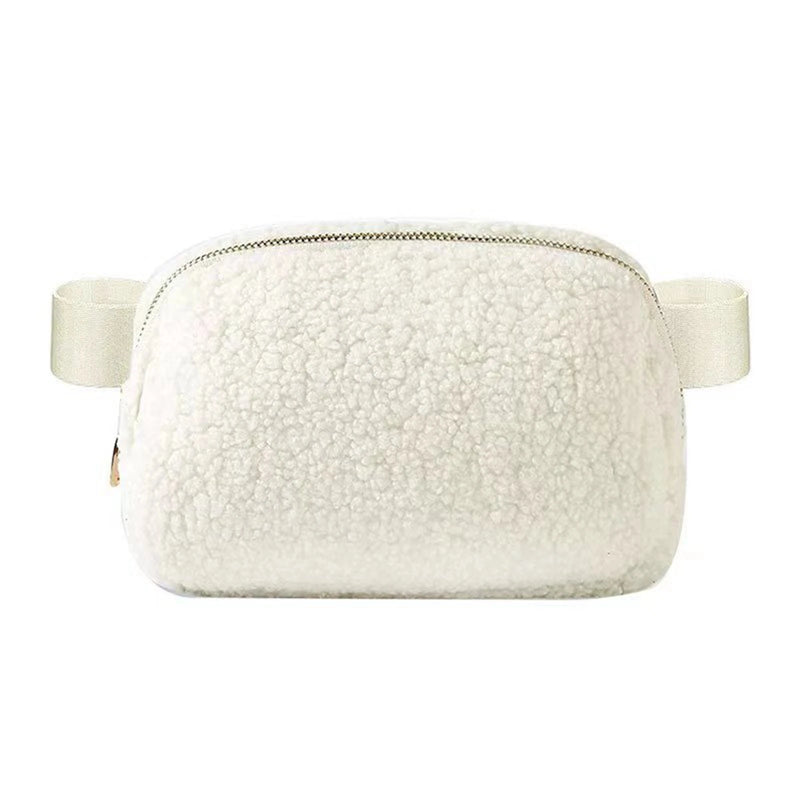 Soft Plush Waist Bag for Sports Running