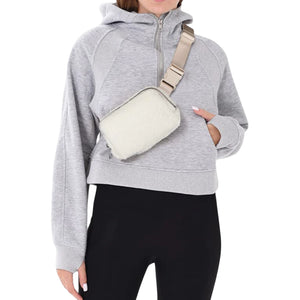 Soft Plush Waist Bag for Sports Running