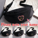 Personalized Name Waist Bag Jogging Belt Pouch Fanny Pack
