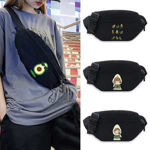 Avocado Pattern Waist Pack for Men, Shoulder Bag for Running