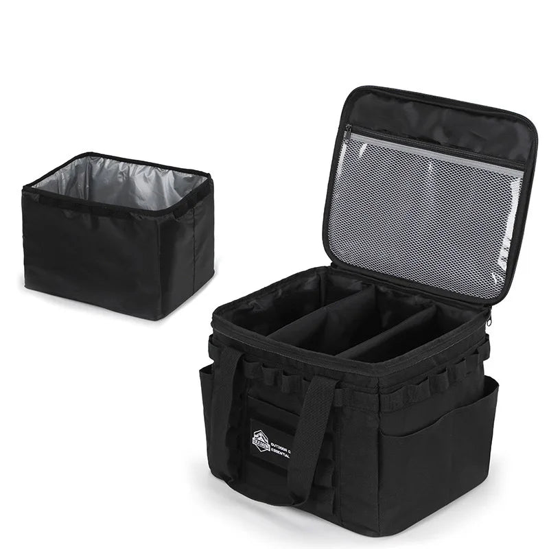 Camping Equipment Storage Bag with Ice Bag