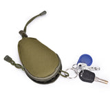 Military Style Retractable Key Bag for Outdoor Use