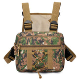 Tactical Chest Bag Running Vest Camouflage Sports Backpack