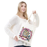 Cotton Canvas Tote Bag 5D Diamond Painting Reusable Grocery Bags