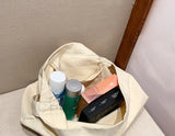 Oversized Female Casual Canvas Slouchy Shoulder Bag